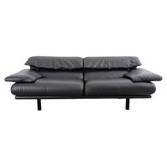 Original B&B Italia Alanda Sofa Paolo Piva Vintage Ledersofa