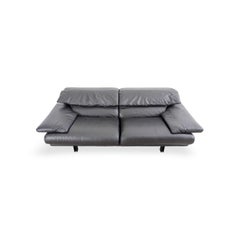 Original B&B Italia Alanda Sofa Paolo Piva Vintage Ledersofa