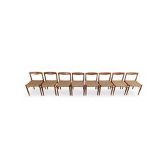 Lot de 8 chaises vintage « Bramin Design » HW Klein d'origine, vers 1960