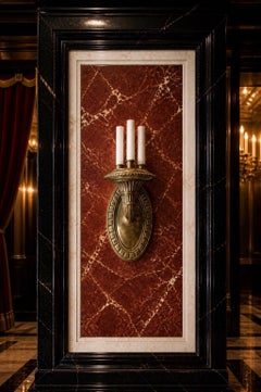 Antique Wall Sconce, Vintage Lighting Fixture, Elegant Design, Germany