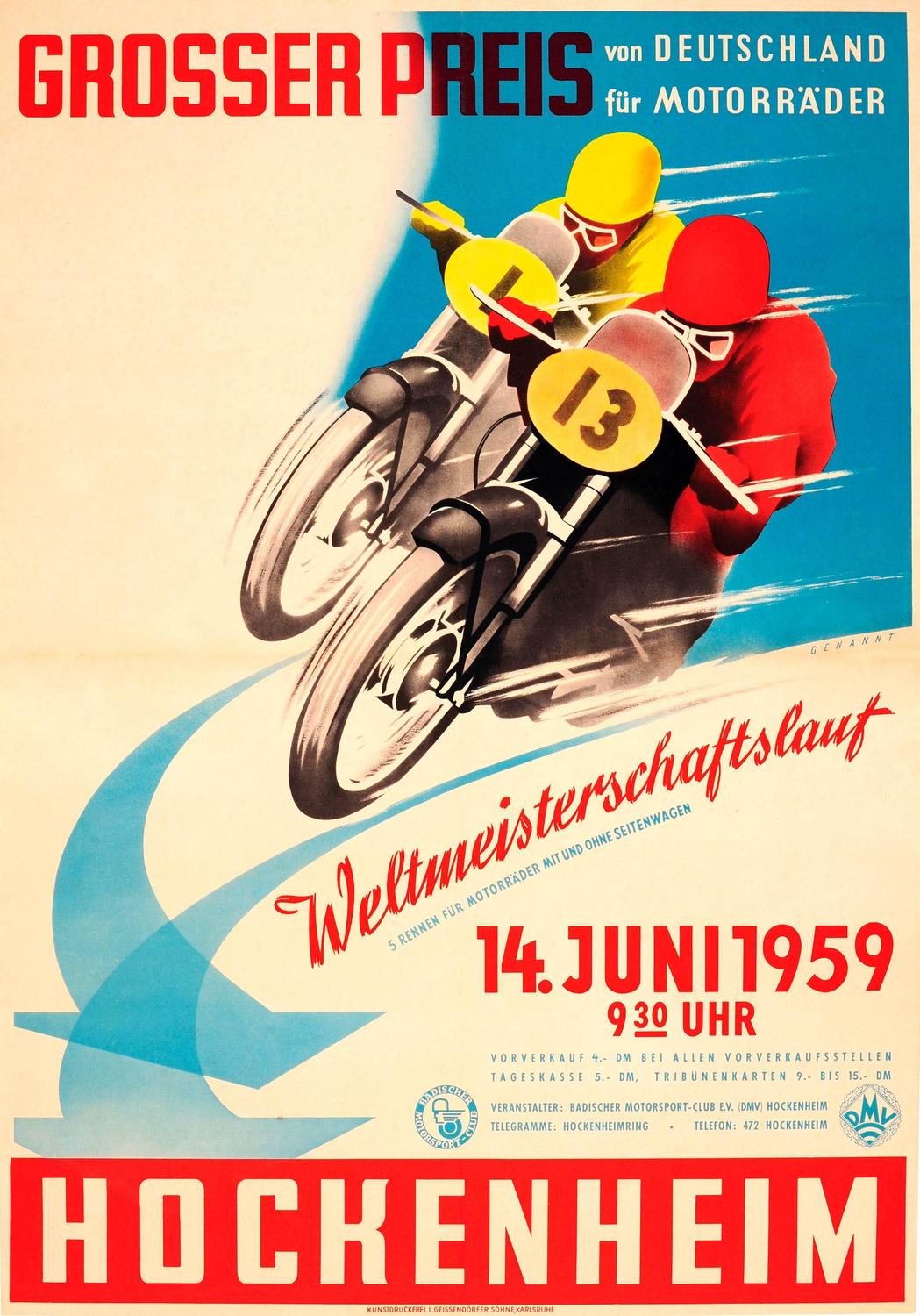 Vintage Motorcycle Racing Posters 78