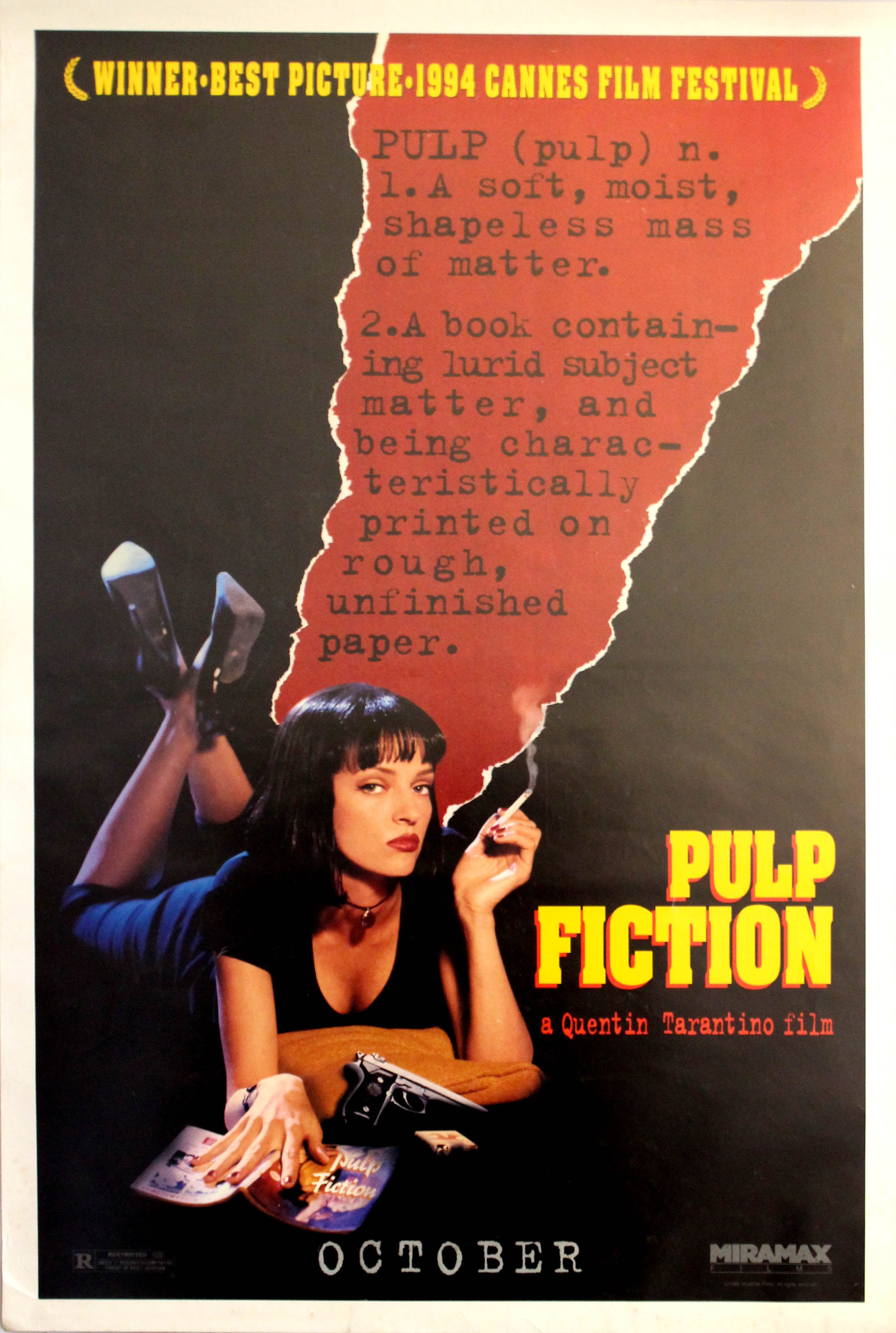 Pulp Fiction Movie Poster - 4 For Sale on 1stDibs | pulp fiction 