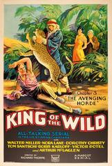 Original Vintage 1931 Movie Poster - King of the Wild Chap. 3 The Avenging Horde