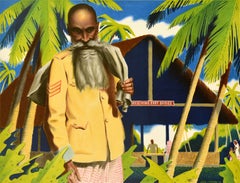 Original-Vintage-Werbeplakat: Postamt GPO Ceylon – Außenposten des Empire