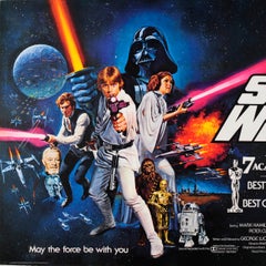 Original-Vintage-Filmplakat „Star Wars“ – Oscars – Quad – Chantrell – George Lucas – Saga