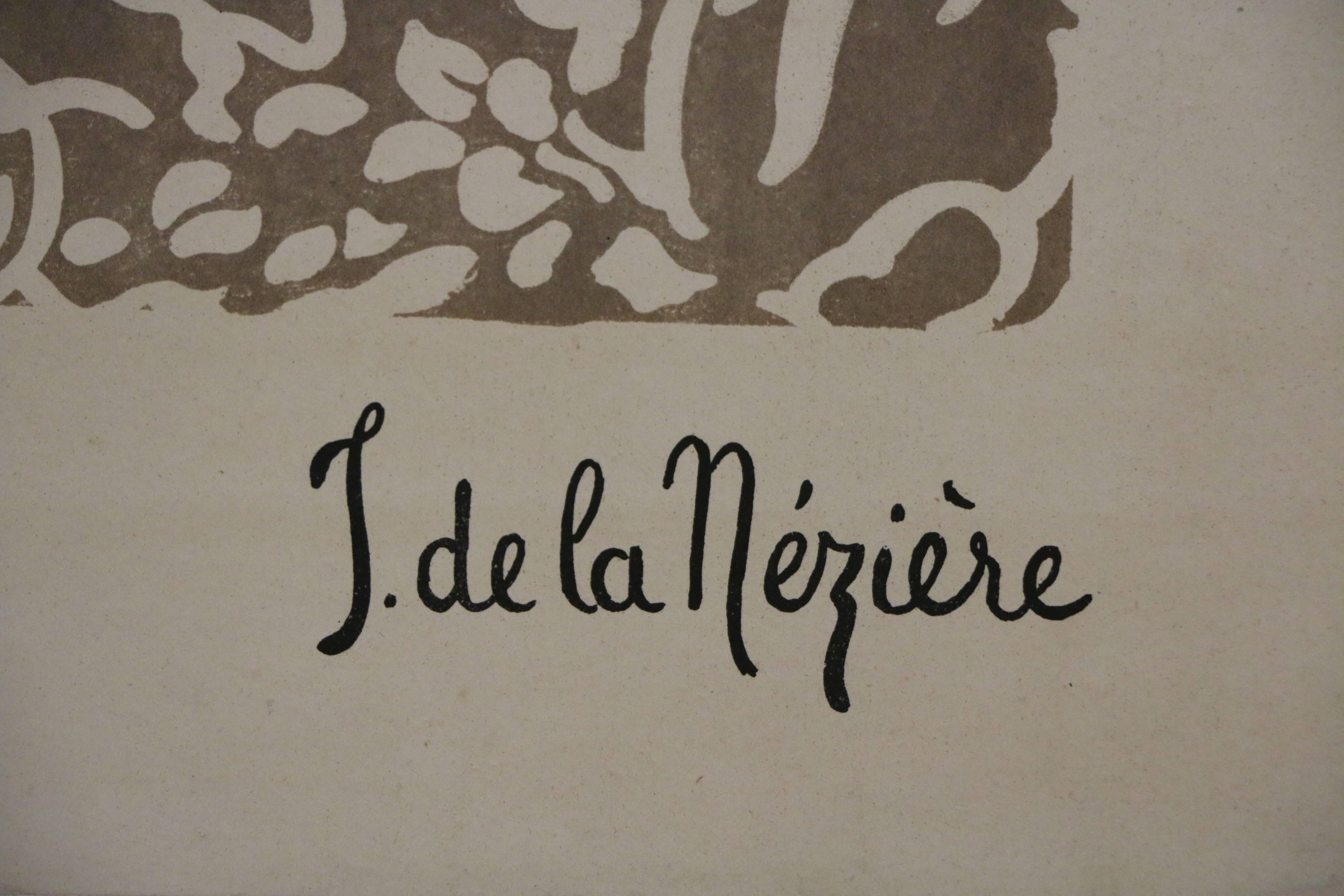 Dieses Plakat wurde von Jean de la Mézière für die berühmte Exposition Coloniale Internationale de Paris 1931 entworfen. Es handelt sich um ein Originalplakat, das von der Imprimerie de Vaugirard gedruckt wurde. Dieses Plakat ist selten zu