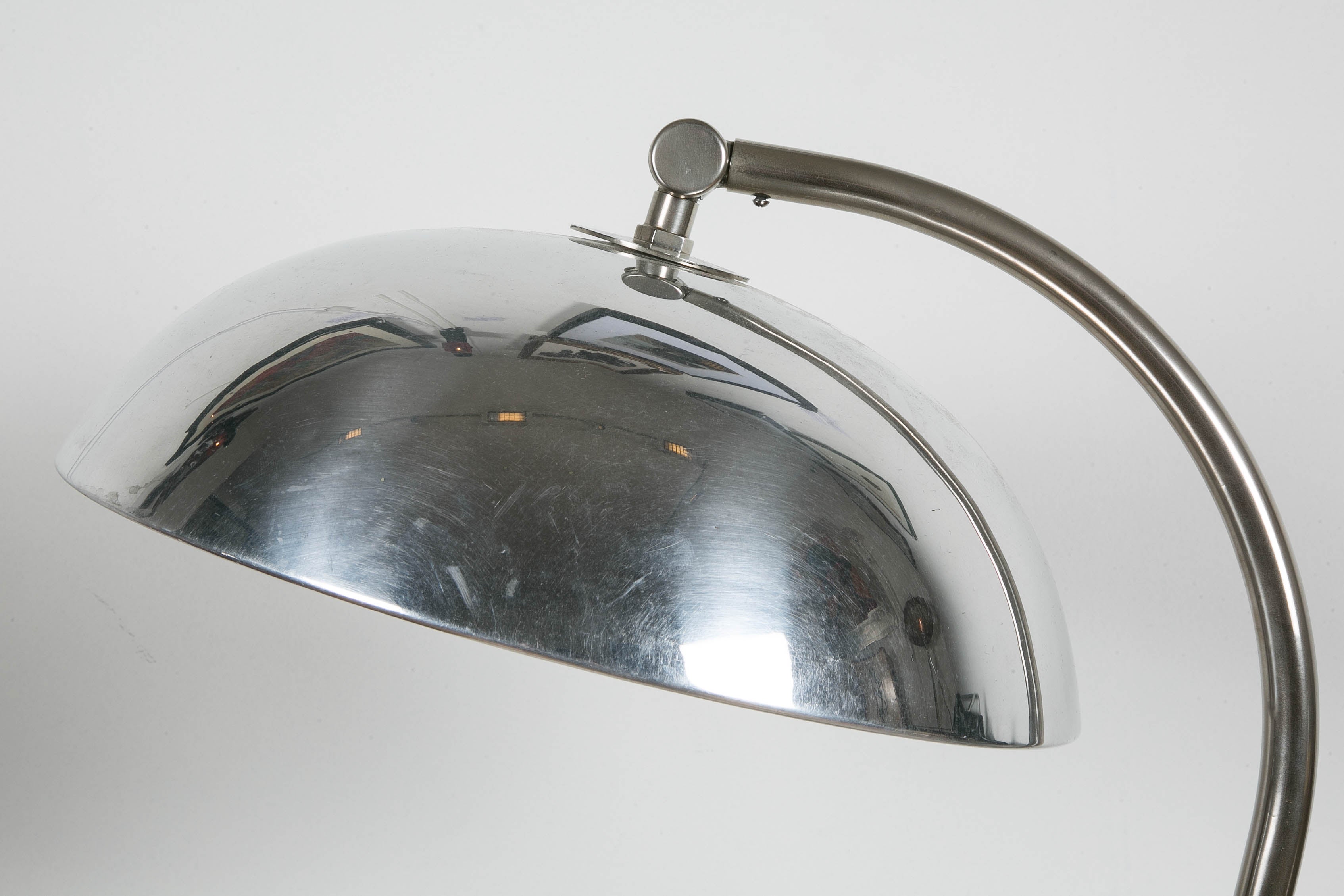 German Bauhaus Table Lamp Hala Designed by Busquet, circa 1935