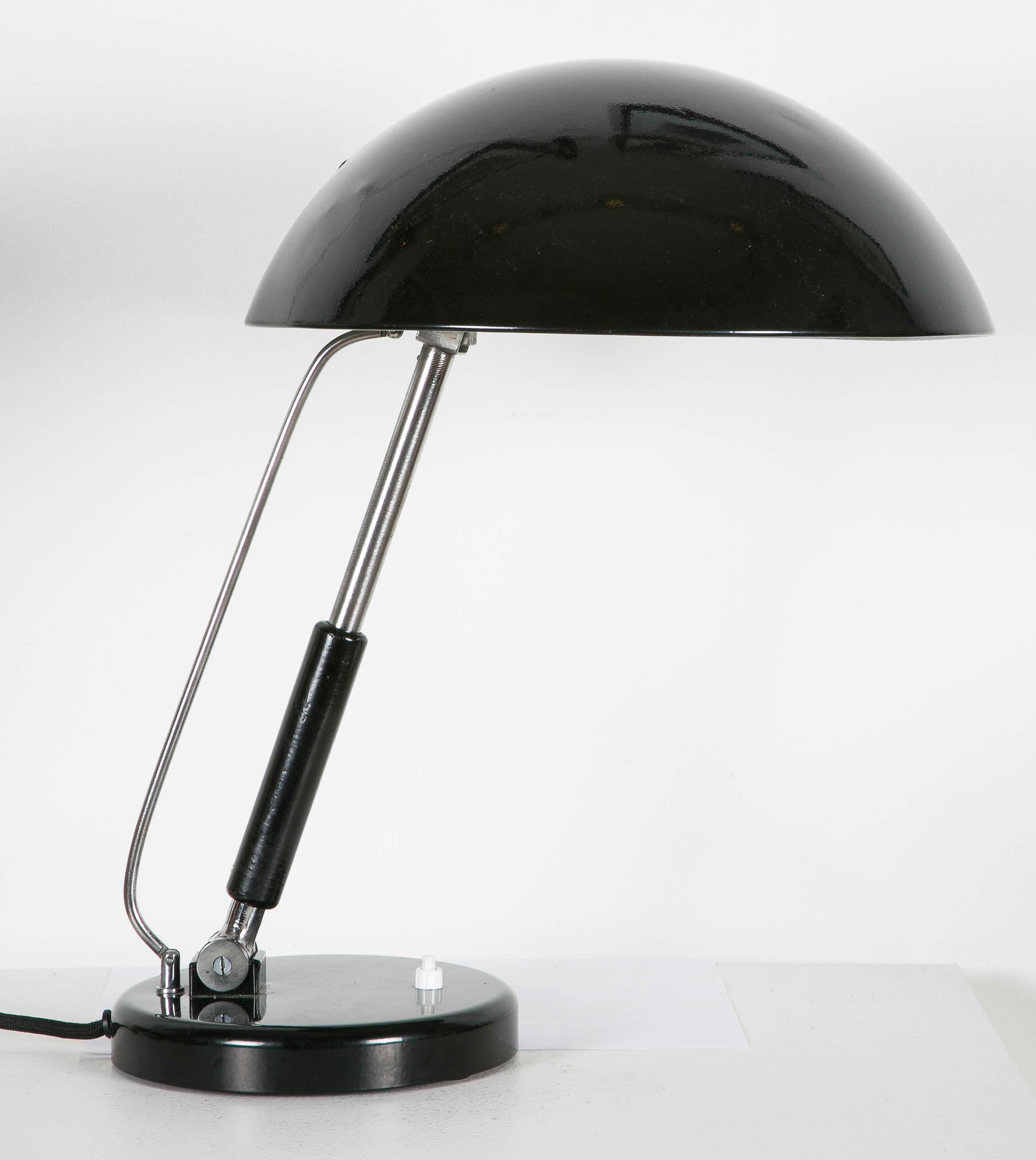 Mid-20th Century Bauhaus Table Lamp Designed by Karl Trabert, Art Deco, 1930s