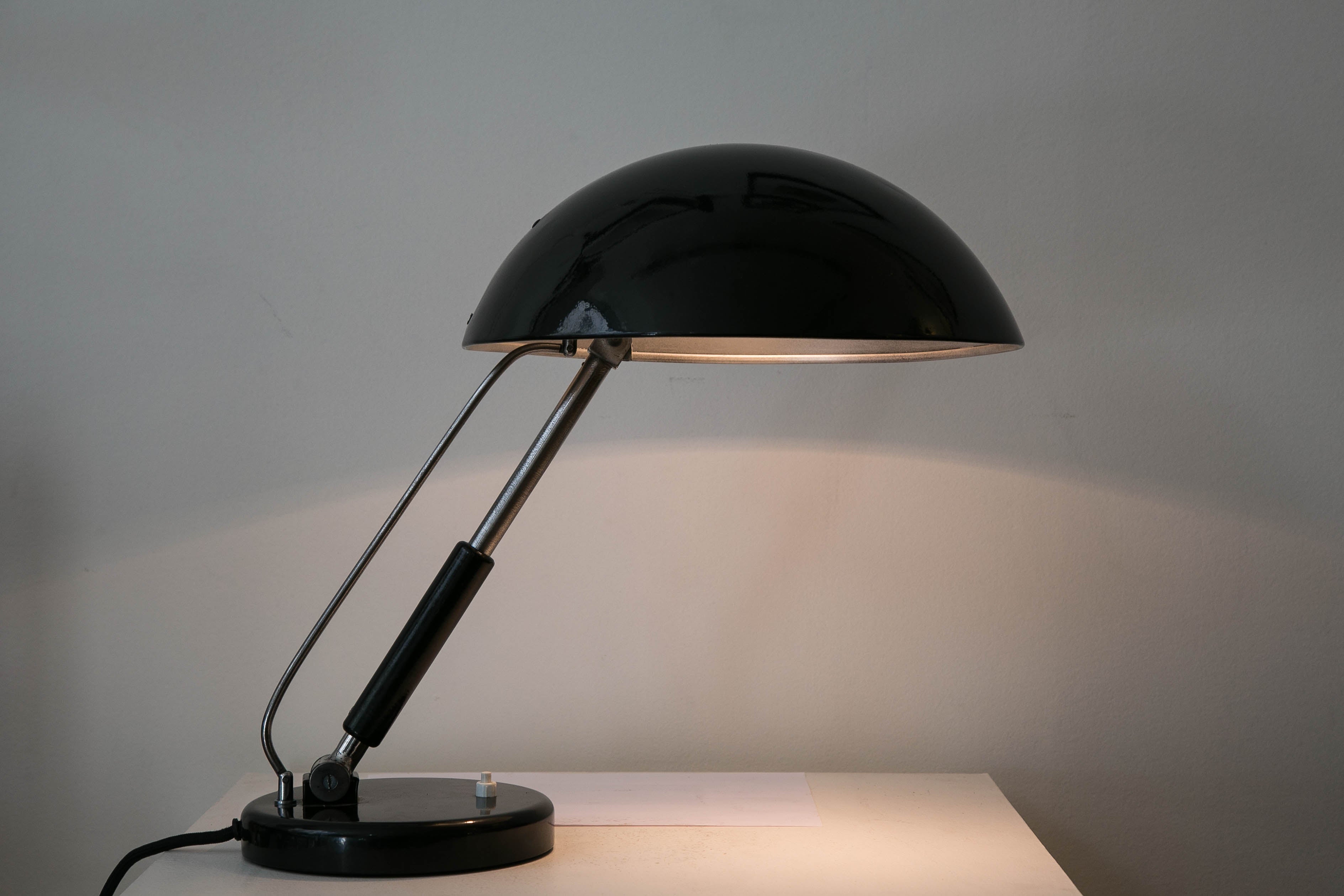 Bauhaus Table Lamp Designed by Karl Trabert, Art Deco, 1930s 3