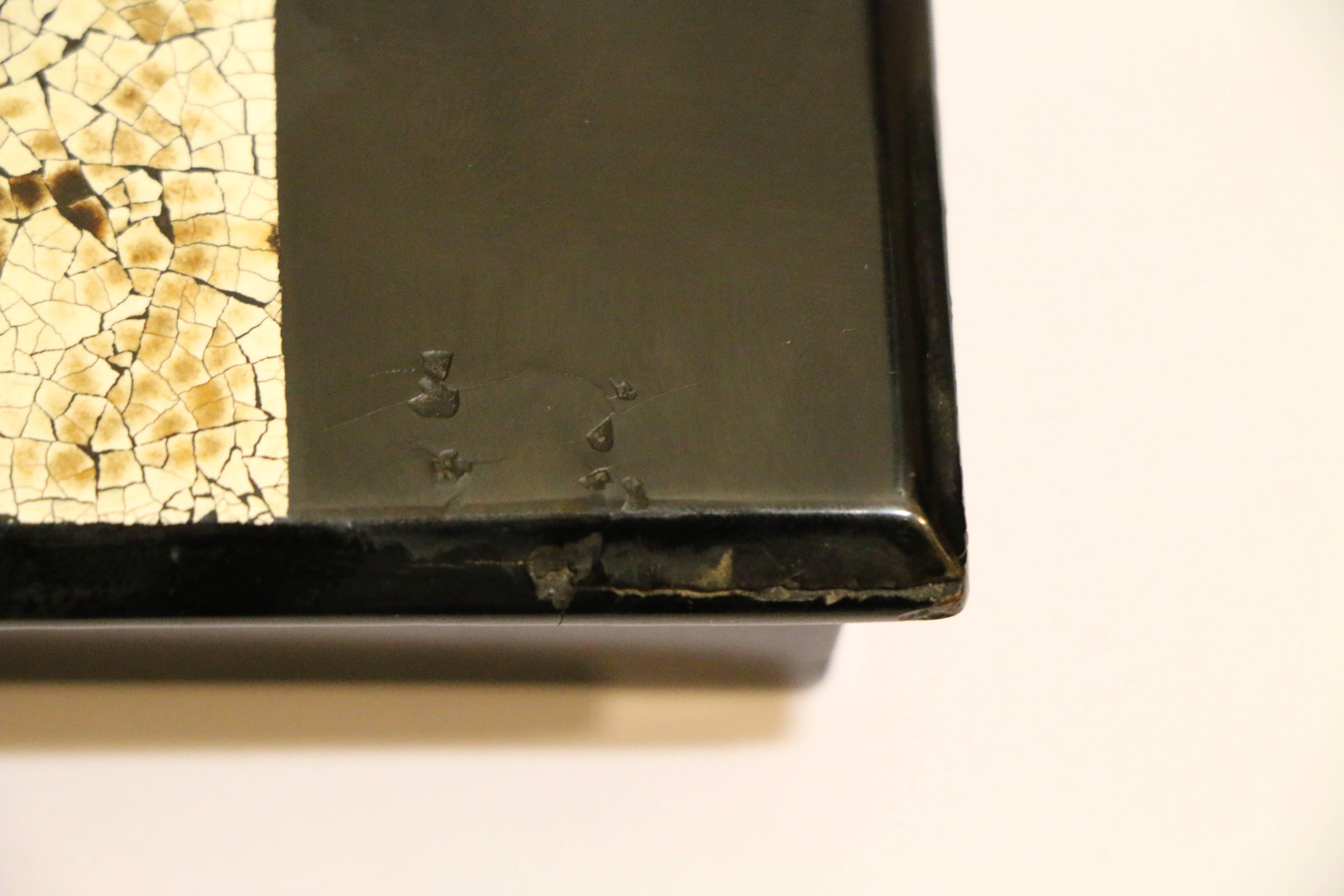Mid-20th Century Casket with Eggshell Lacquer, Art Déco, France, circa 1930