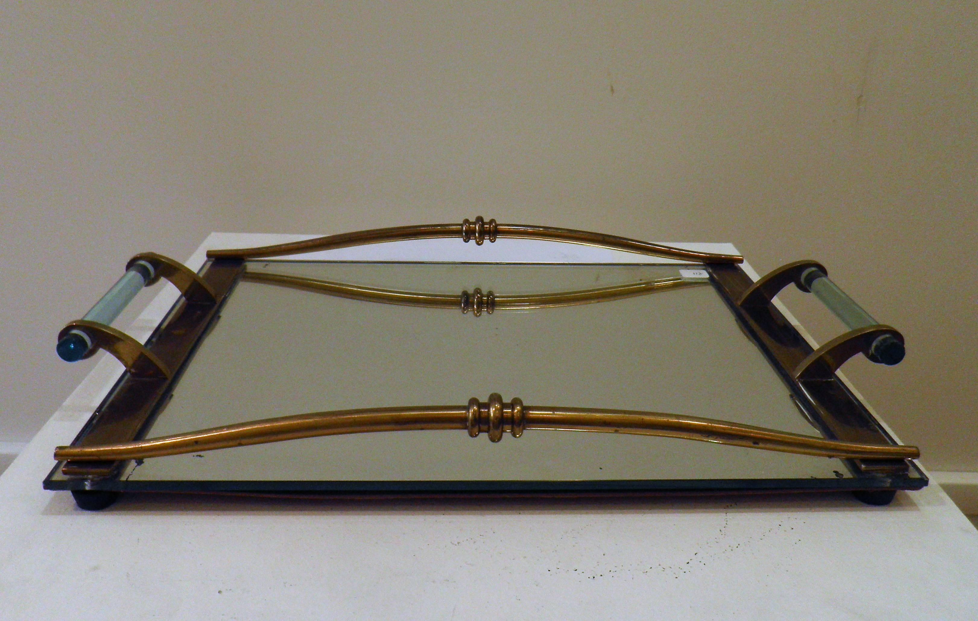 Art Deco Tray by René Prou, France, 1930s-1940s In Good Condition In Paris, FR