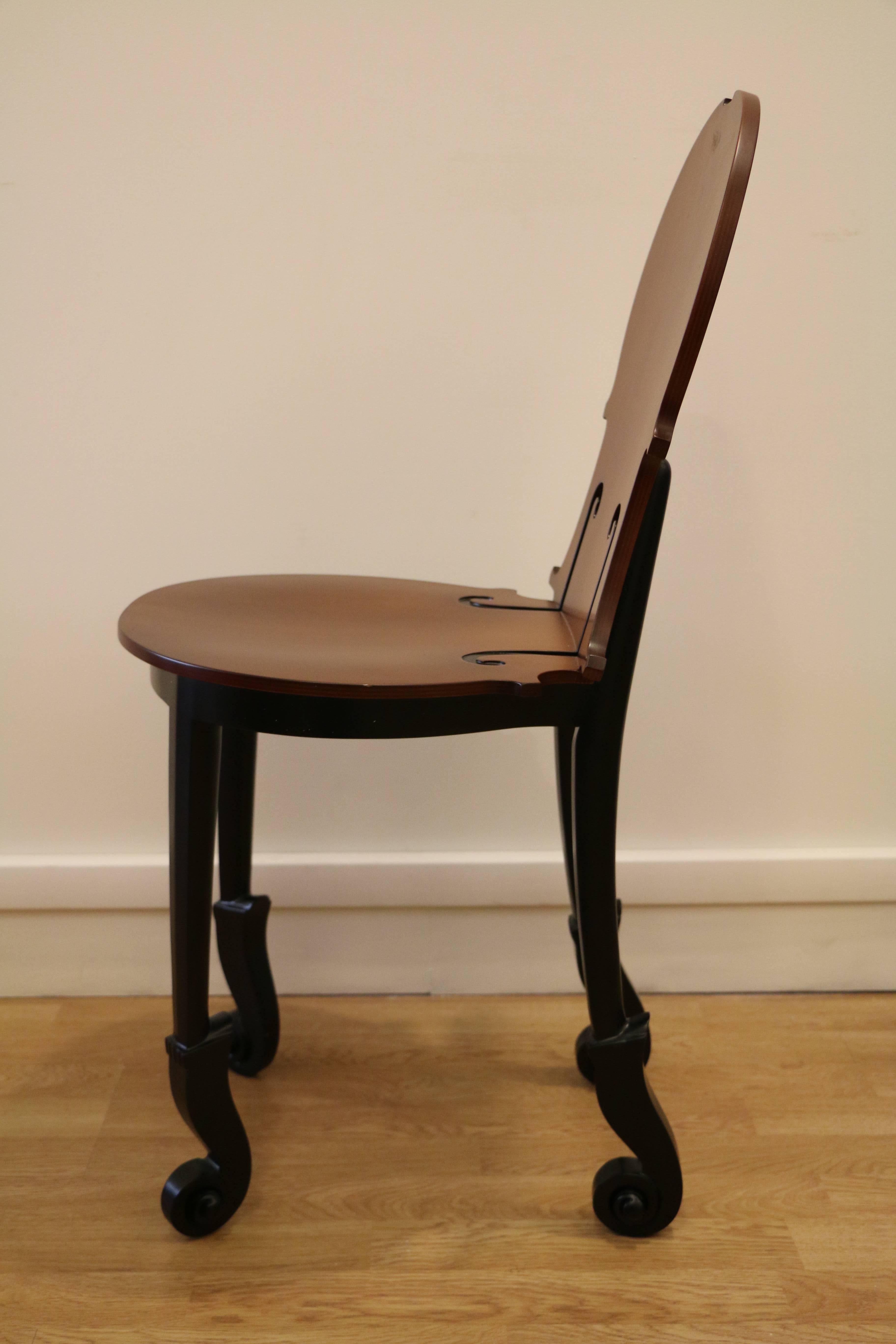 French Cello Chair by Arman, Number 4/50, Wood, France