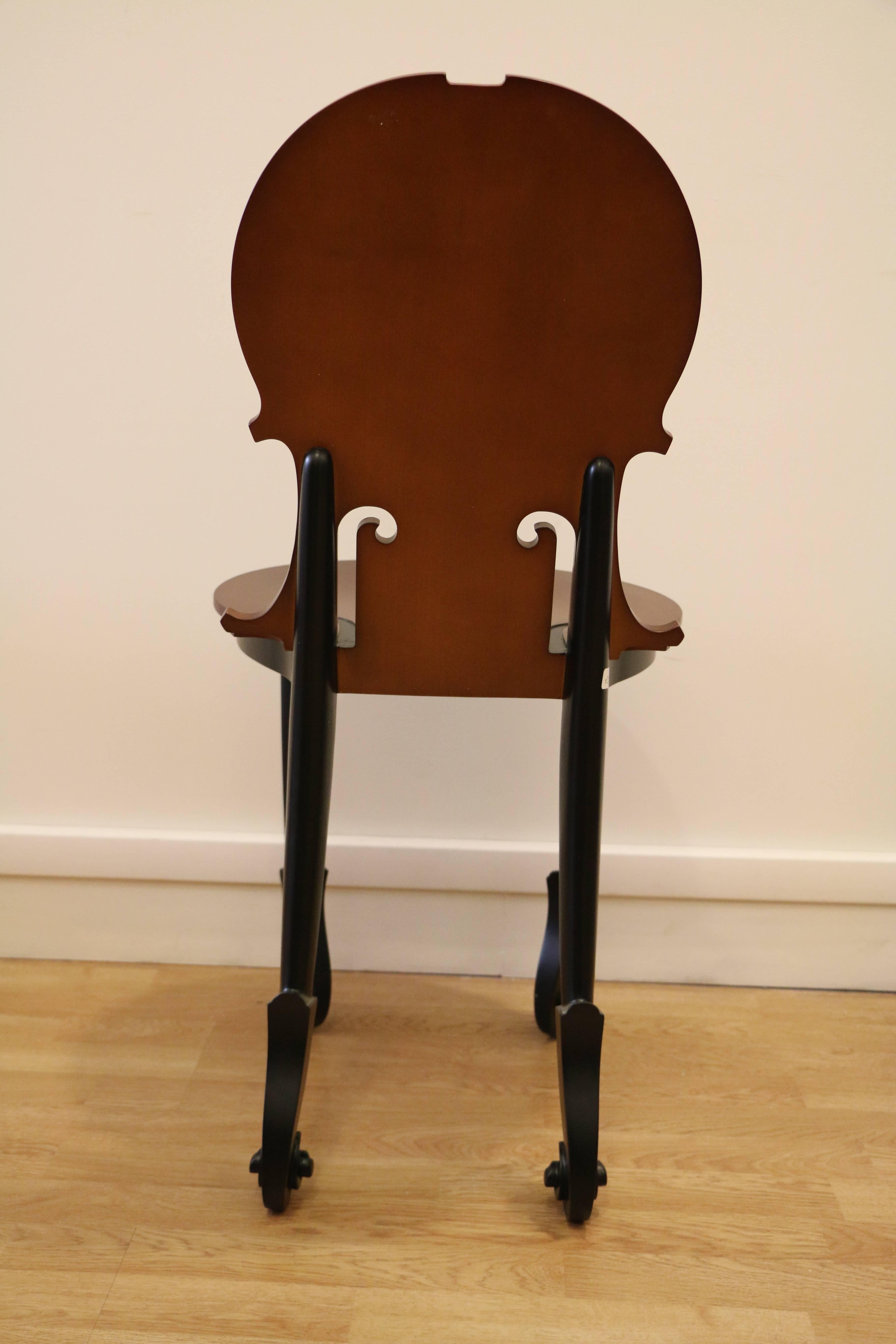 Cello Chair by Arman, Number 4/50, Wood, France In Excellent Condition In Paris, FR