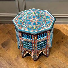 Moroccan Painted Occasional Table, First Half 20th Century