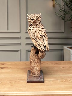 James Doran-webb Driftwood Owl – Contemporary Late 20th Century