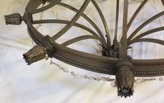 1950 Paire de lustres à dix Lights dans le style de la Maison Jansen