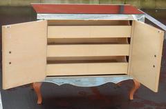 1940-1950 Sideboard-Spiegel im Art déco-Stil mit zwei Griffen