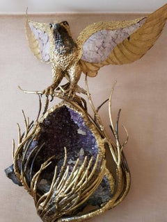 1970, Wall Lamp of an Eagle Fernandez or Duval Brasseur or Honore De Paris