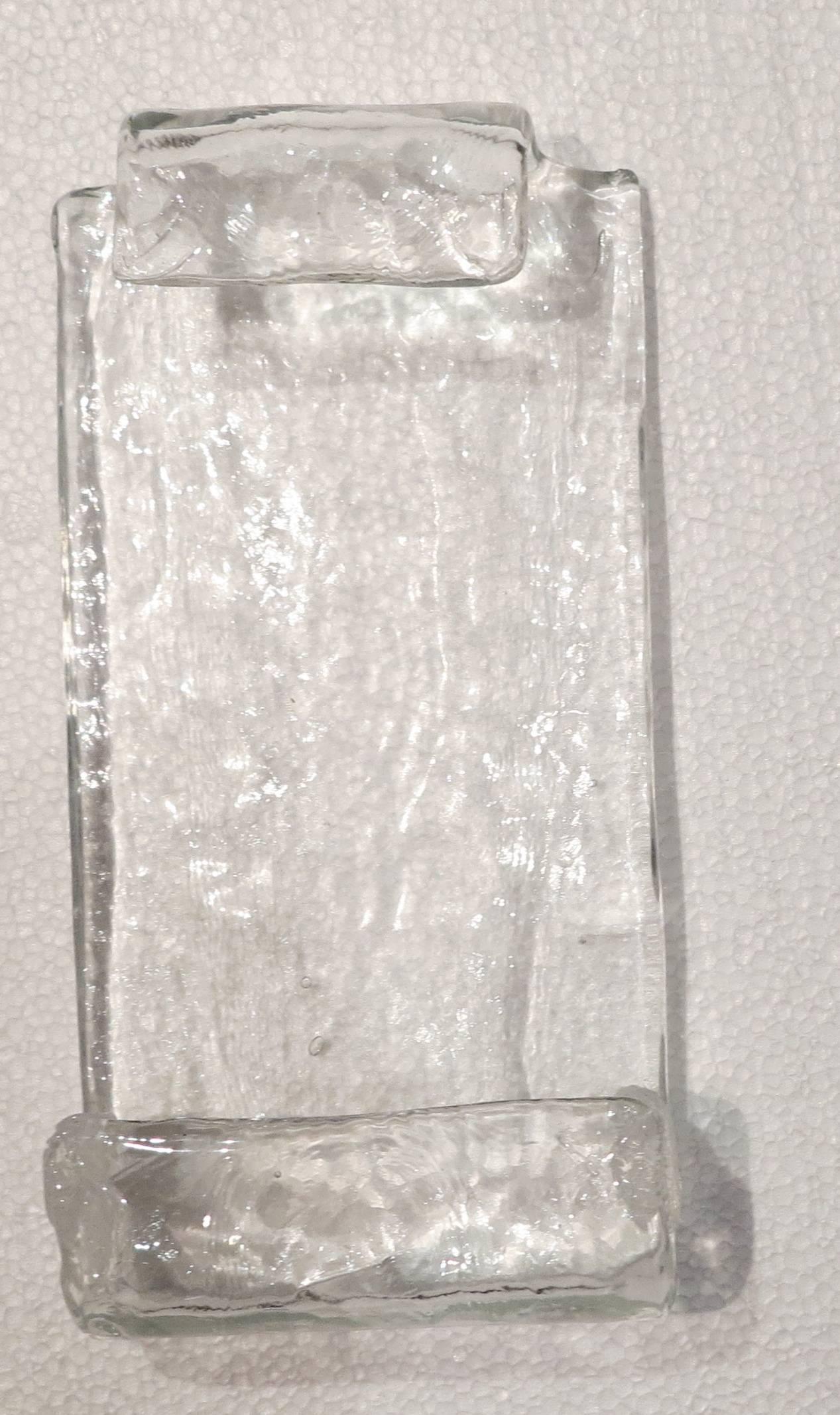 Paar Kronleuchter oder Laternen aus Fratelli-Kristall aus Murano, 1970er Jahre (Italienisch) im Angebot