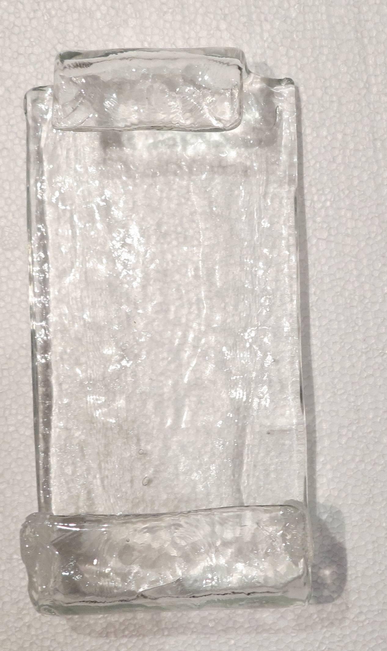 Italiano Coppia di lampadari o lanterne degli anni '70 di Fratelli Crystal di Murano in vendita