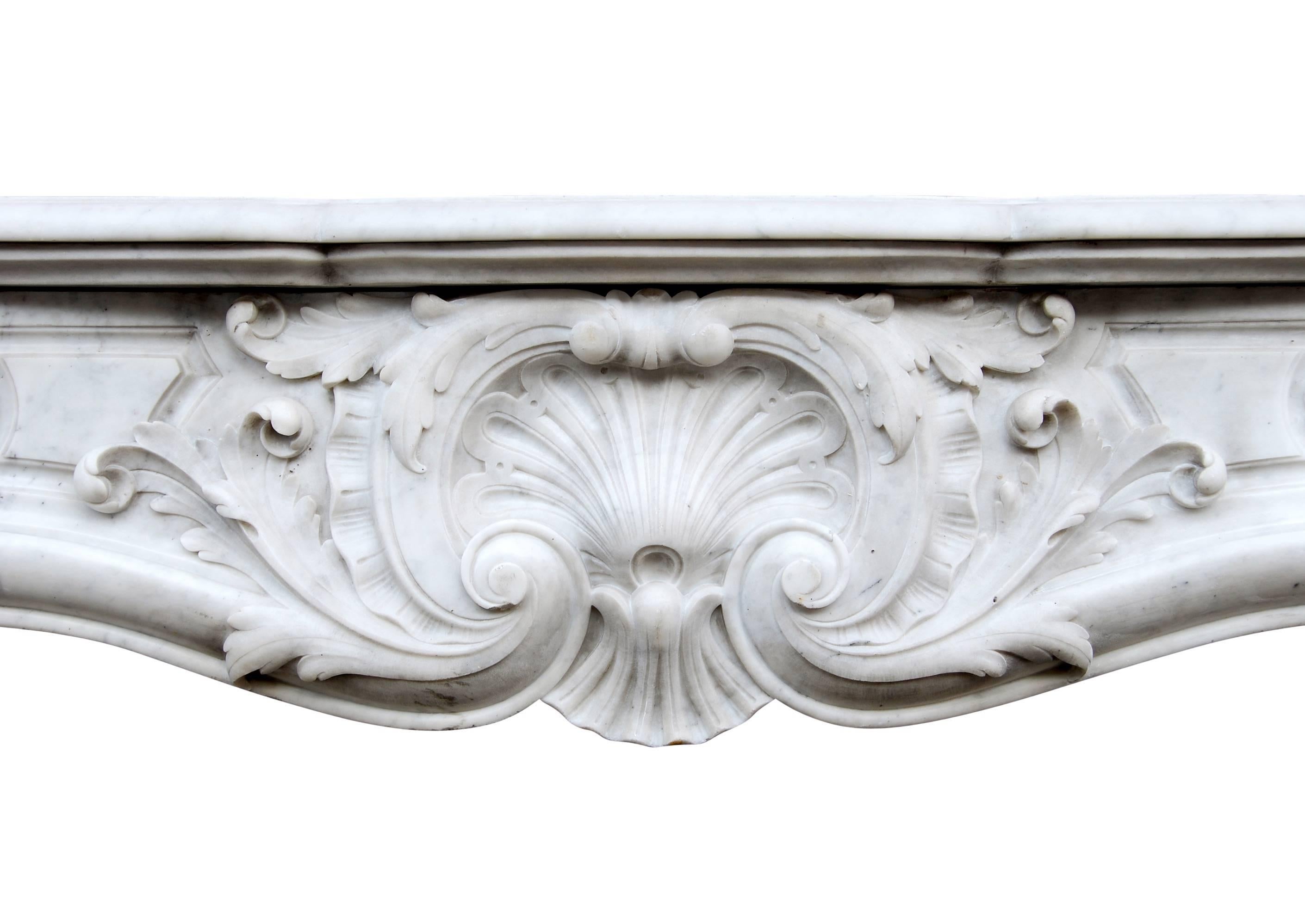 french carrara marble fireplace