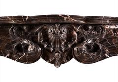 Sontuoso caminetto in marmo in stile Emperador Luigi XV