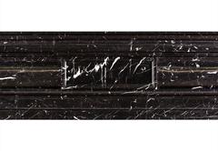 Georgian Style Marble Fireplace in Nero Marquina