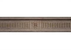 Quality French Louis XVI Directoire Stone Fireplace
