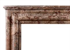 English Bolection Fireplace in Sarrancolin Marble