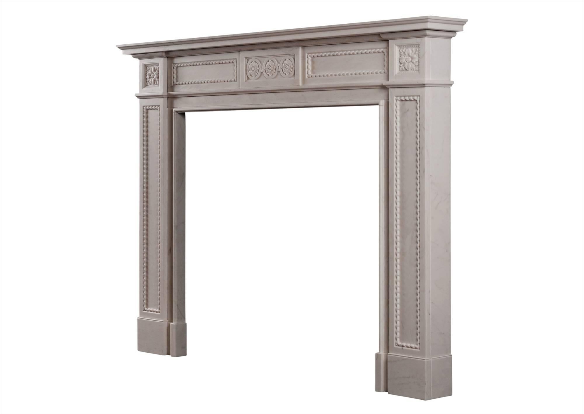 19th Century Attractive English Fireplace in the Regency Style