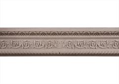 Carved English Stone Fireplace with Scrolled Detailing