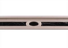 Cheminée de style George III en marbre blanc et noir