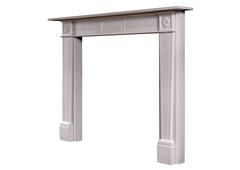 Regency Style White Marble Fire Surround