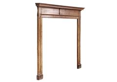 Large Early 18th Century English Pine Fireplace