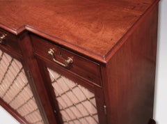 George III period mahogany breakfront chiffonier
