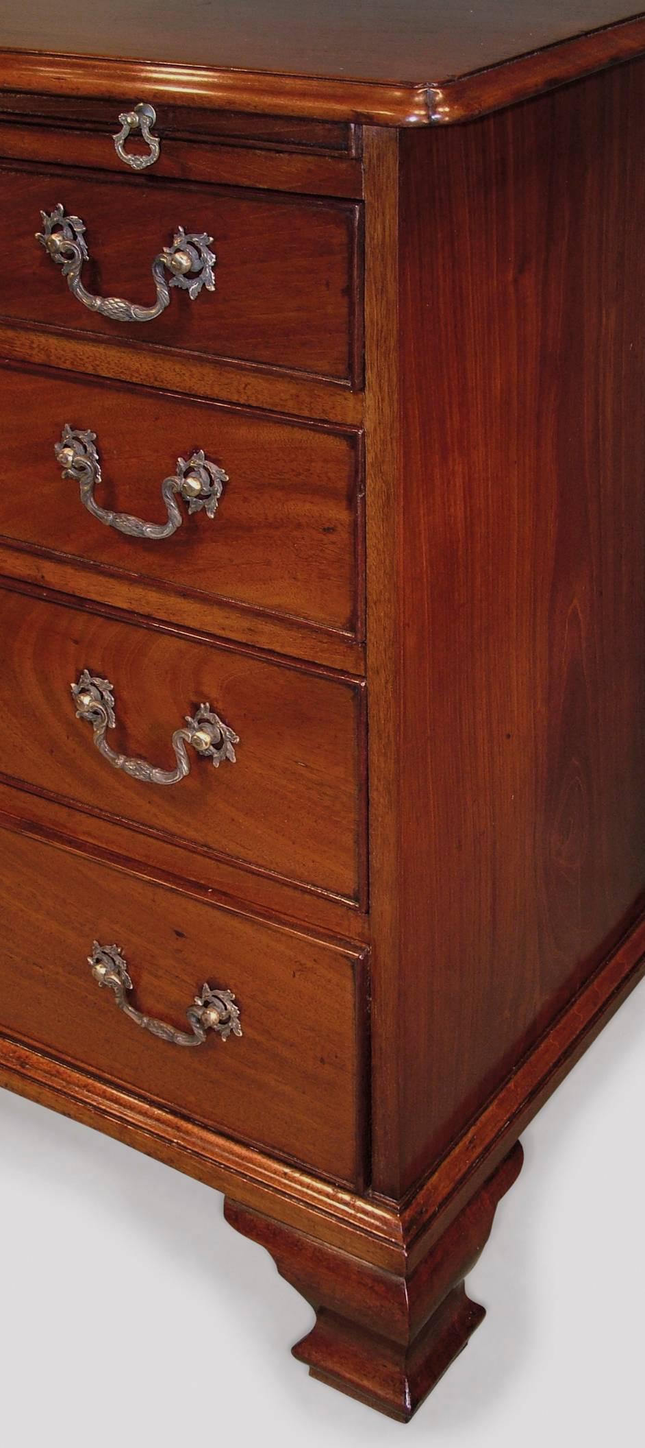 small mahogany chest of drawers