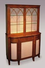 Early 19th Century Regency Rosewood Bookcases, Boxwood Inlay, England