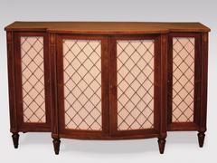 19th Century rosewood breakfront bowfront chiffonier