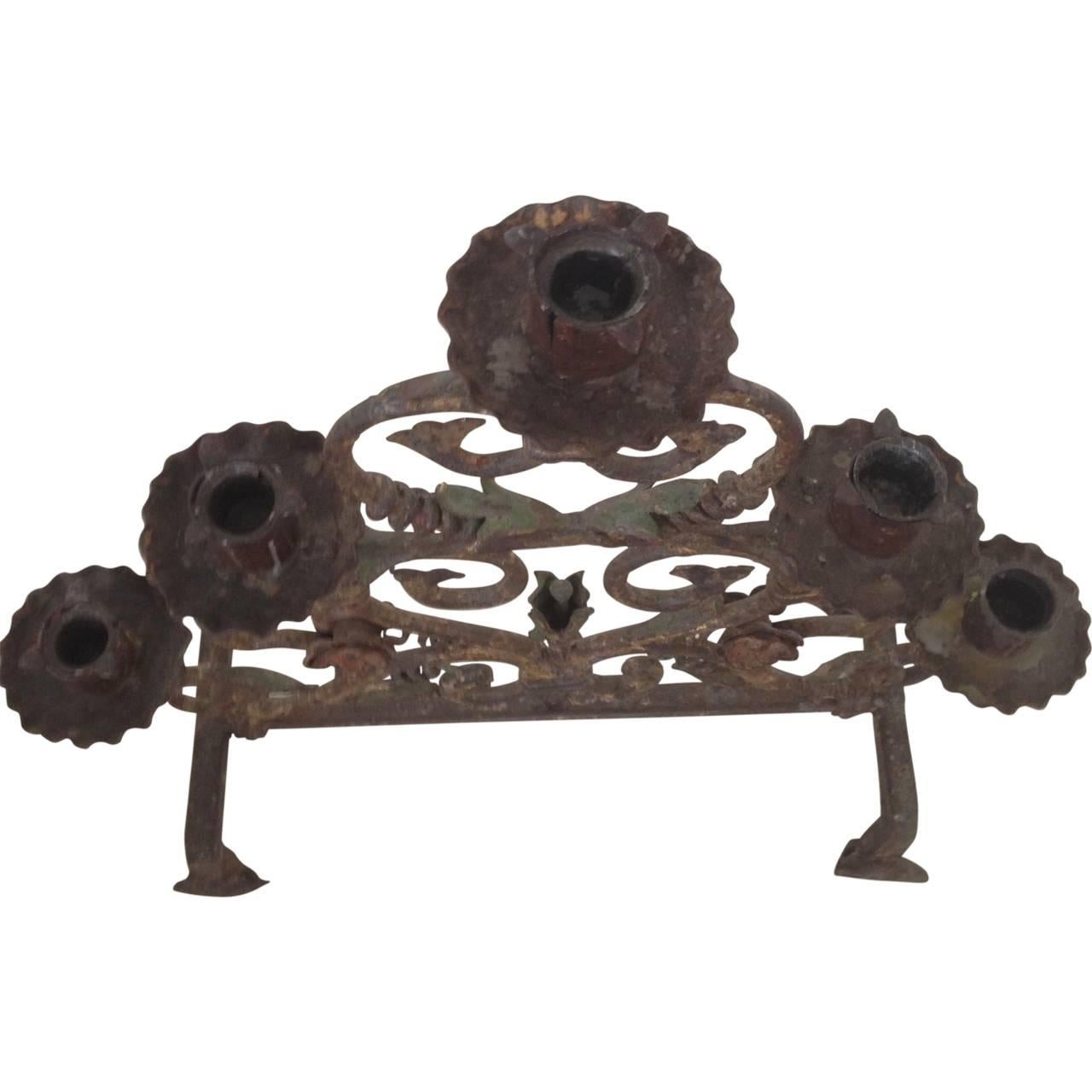 French Early 19th Century Fireplace Candelabra