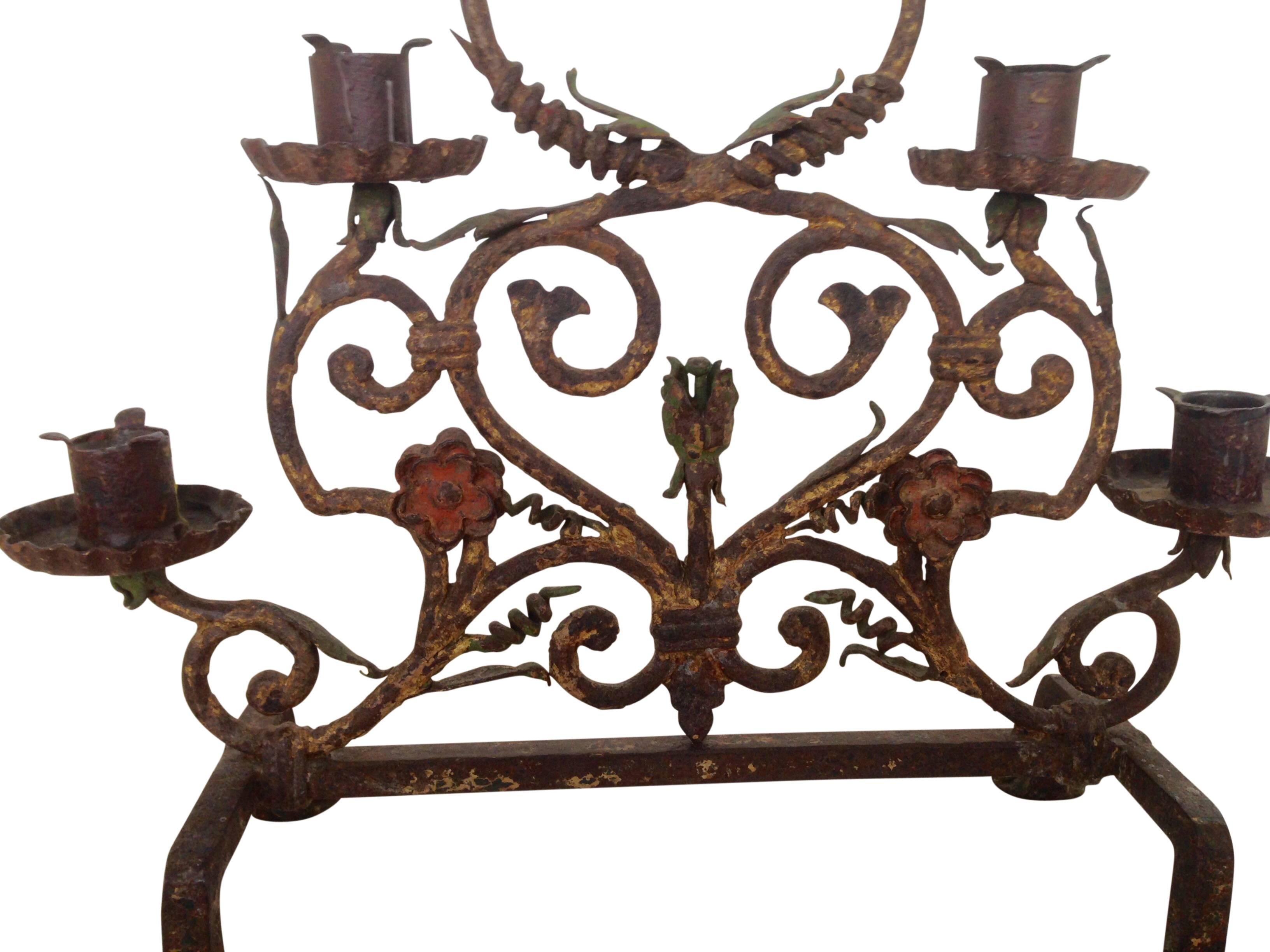18th Century Early 19th Century Fireplace Candelabra