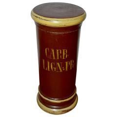 18th Century Wooden Apothecary Jar