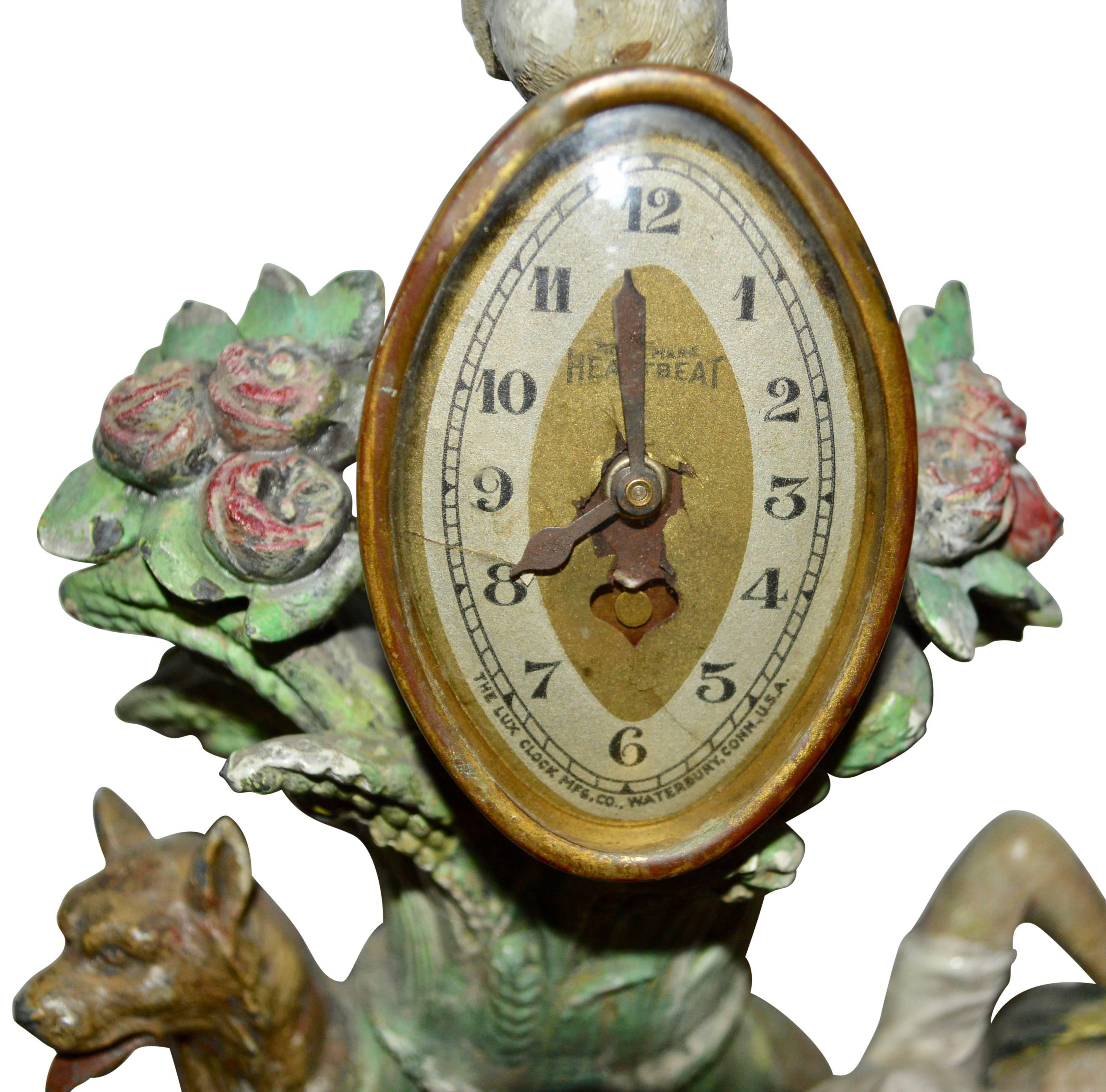 Forged Rare Waterbury Mantel Clock
