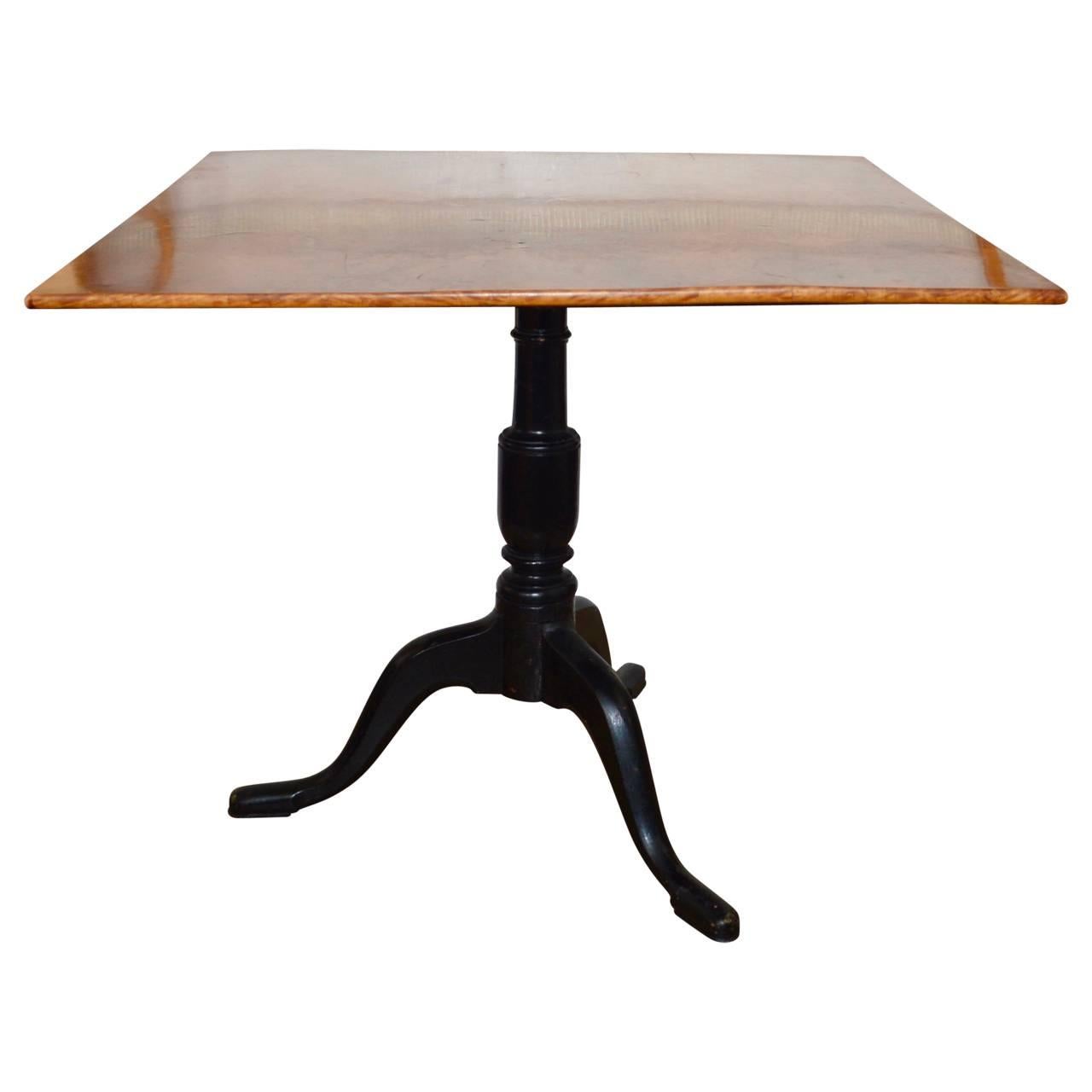 Beautiful Burl-wood lip top table from Sweden.