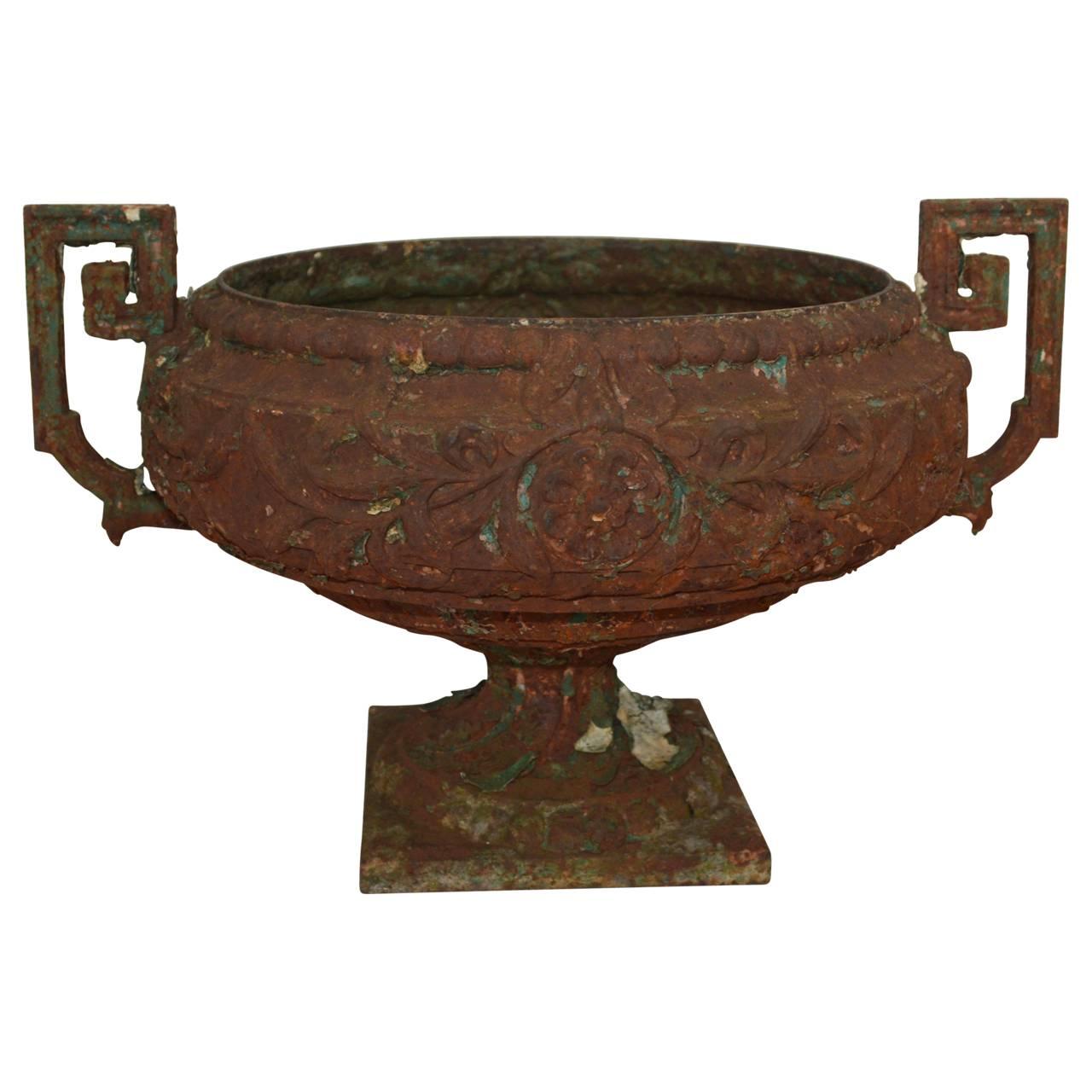 19th Century French Cast Iron Planter