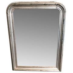 Early 19th Century Silver Guilded Mantel Mirror