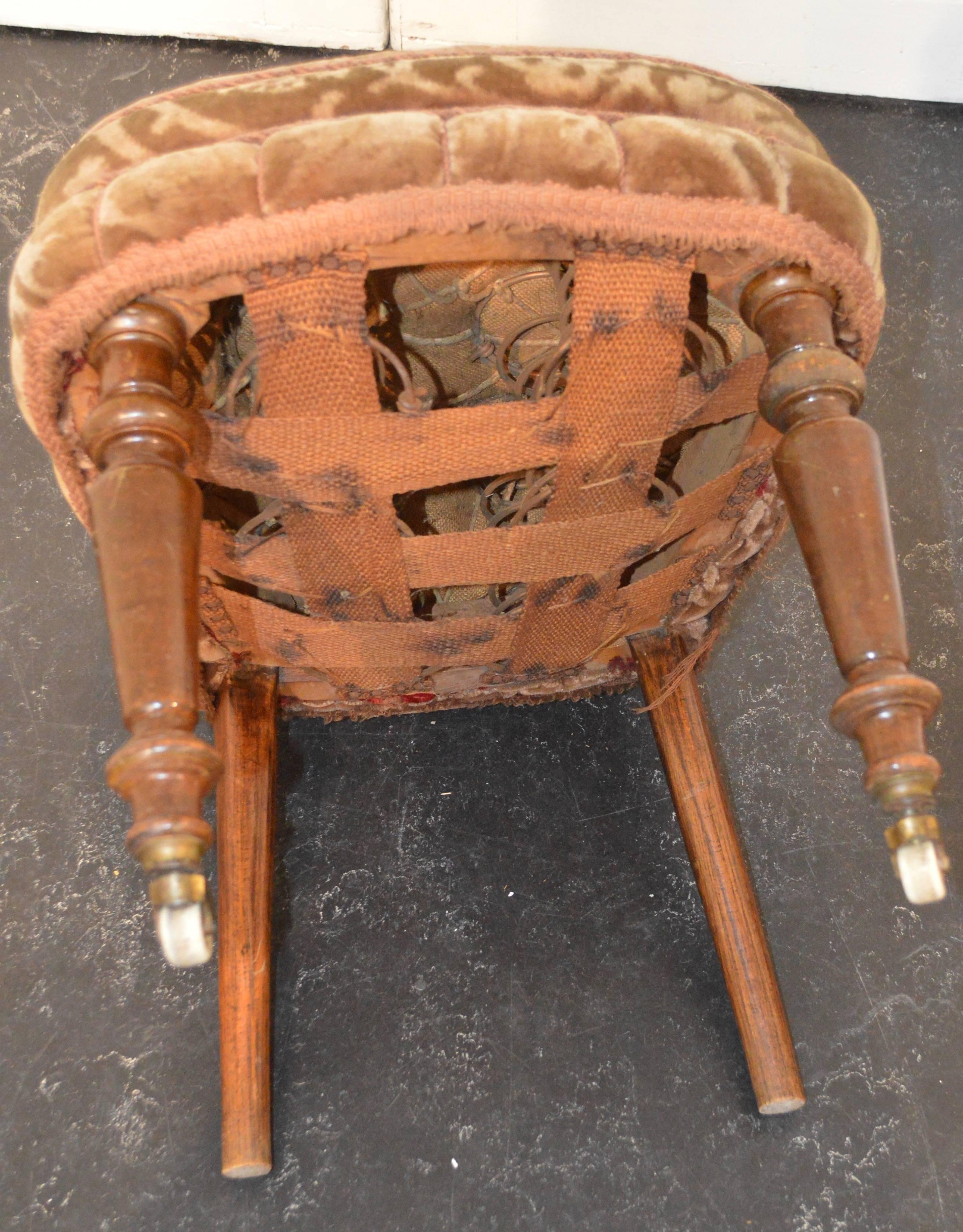 Late 19th Century Victorian Style Slipper or Dining Chair 3