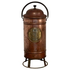Early 20th Century Copper Fire Extinguisher