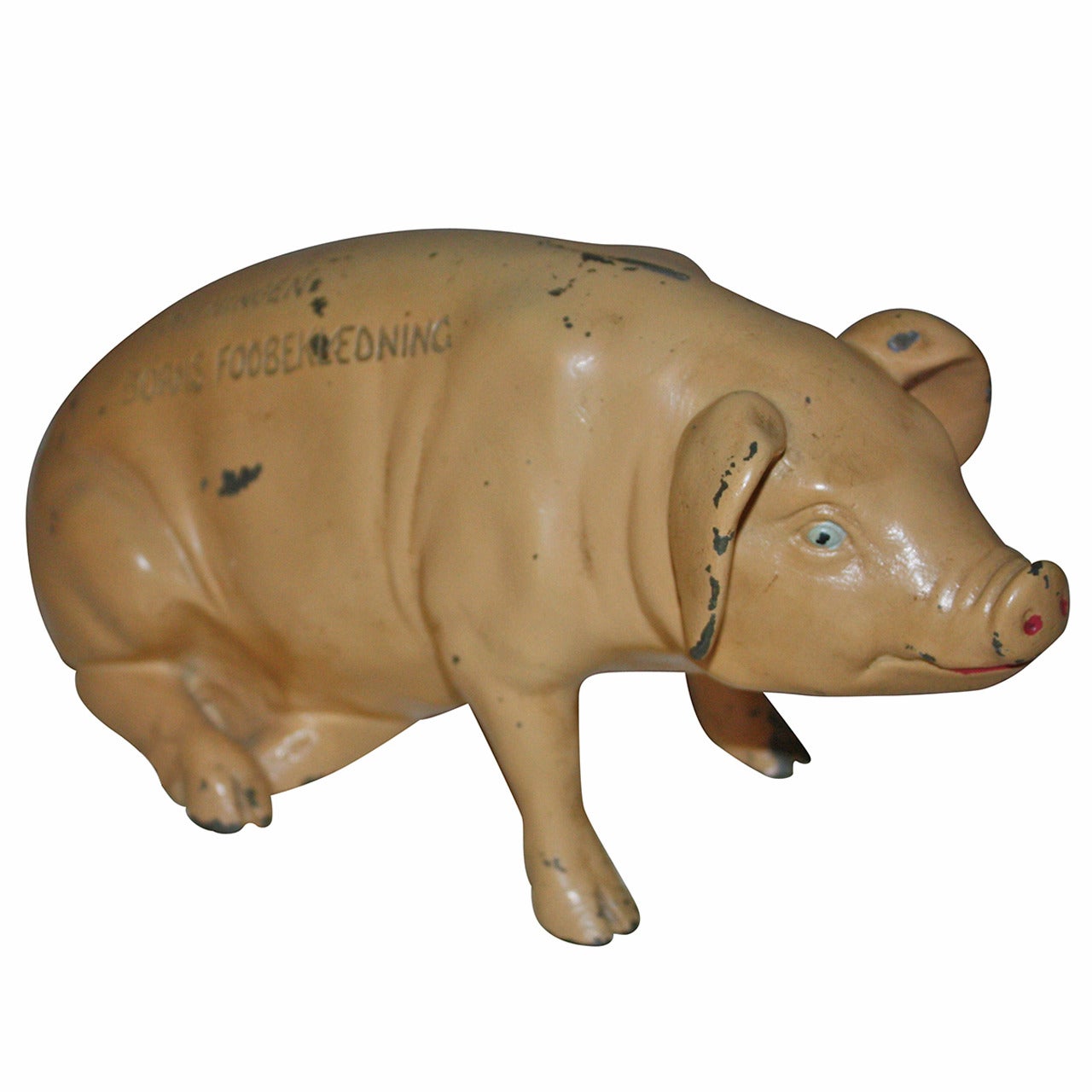Bank danoise de tirelire Piggy pour la charité, vers les années 1920 en vente
