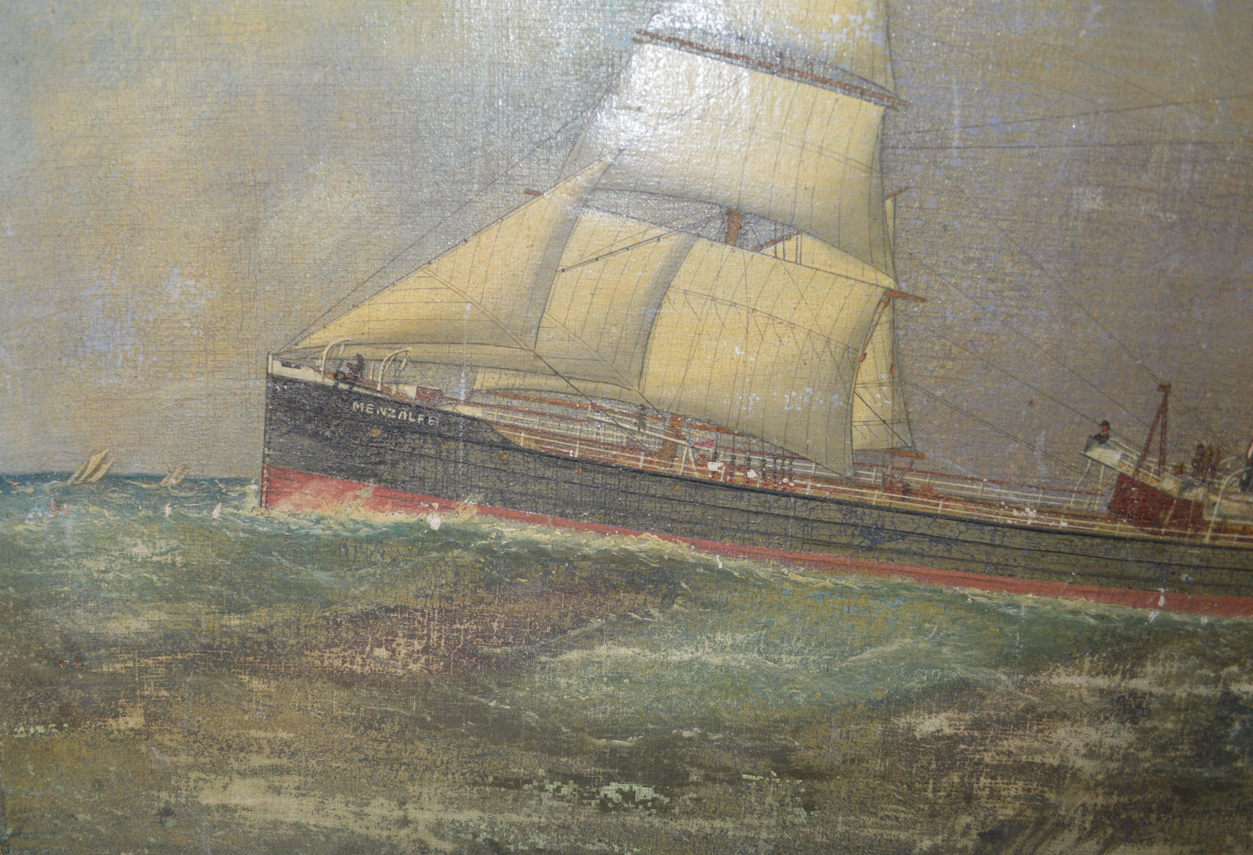 19th Century Marine Painting 1