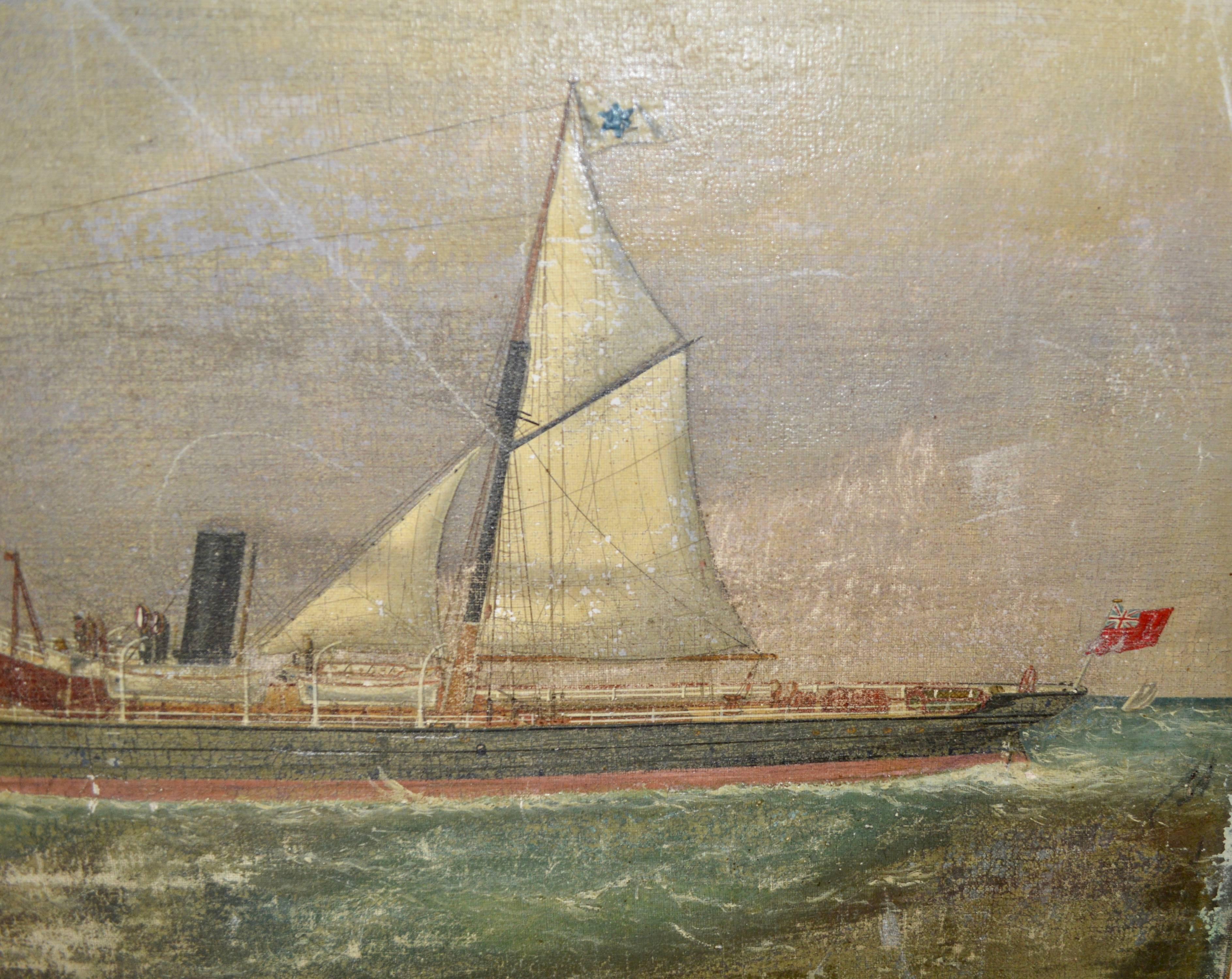 19th Century Marine Painting 4